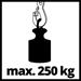 Einhell 2255135 - Paranco elettrico TC-EH 250-18