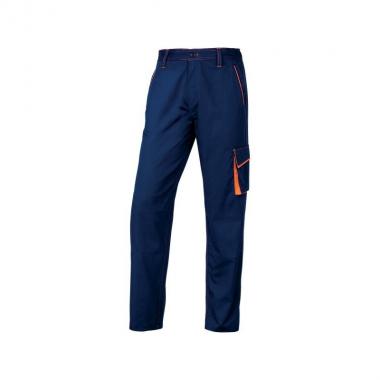 Deltaplus - m6panbm3x pantaloni 3xl panostyle blu/arancio